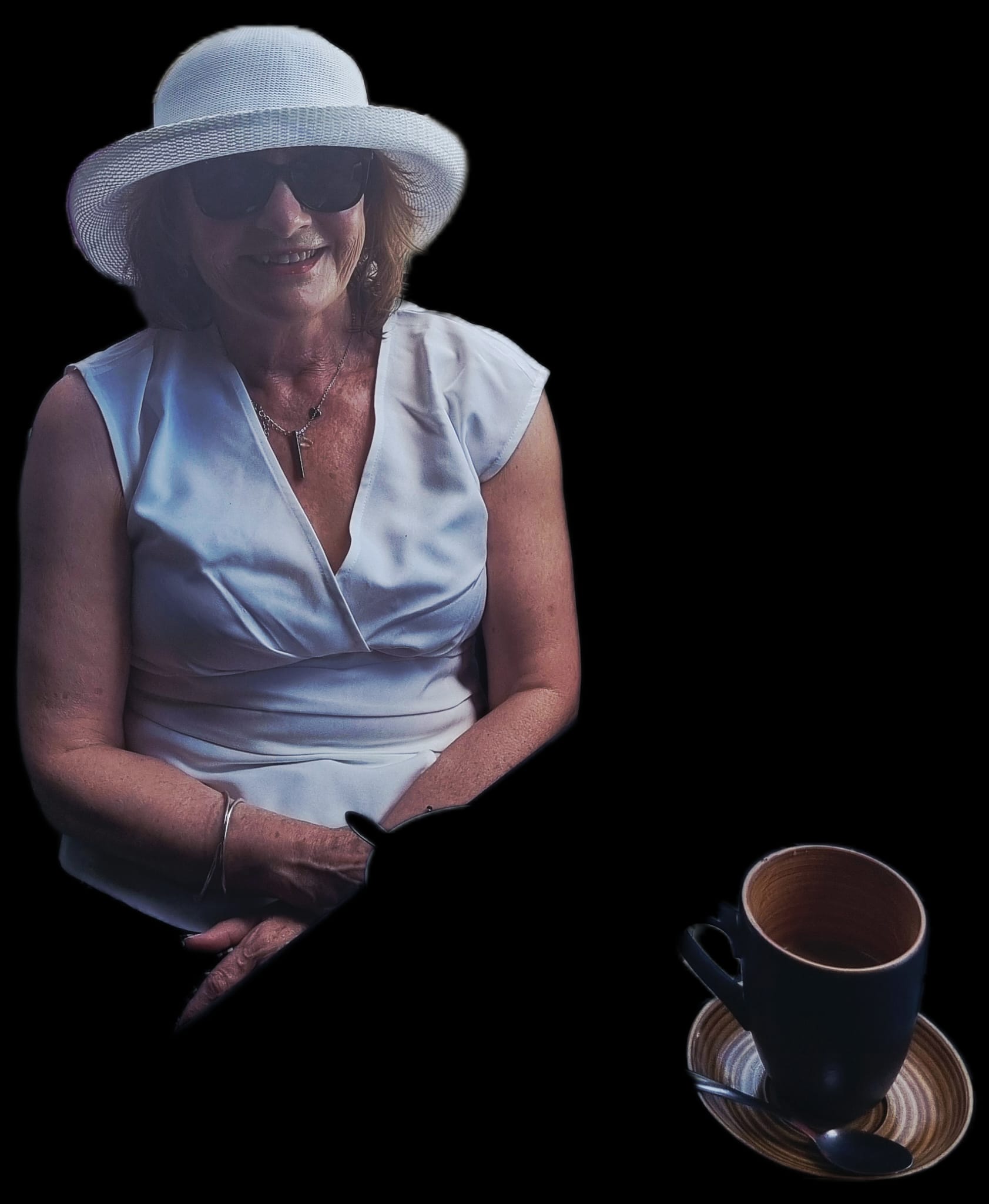 Antonina in a reflective portrait setting