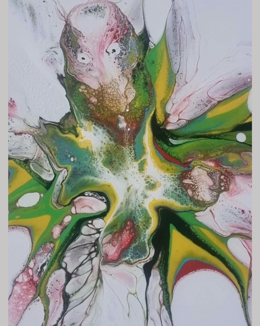 Tanina Wings Instagram — Dutch pour art detail