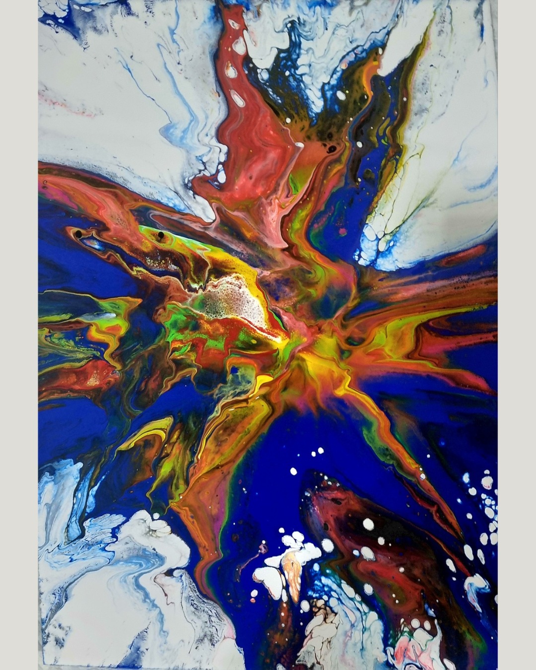 Tanina Wings Instagram — Barrier Reef abstract art